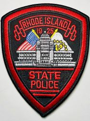 RHODE ISLAND STATE POLICE SHOULDER PATCH